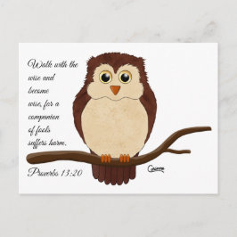 Proverbs 13:20 - vykort