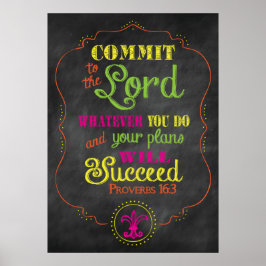 Proverbs 16:3 Poster