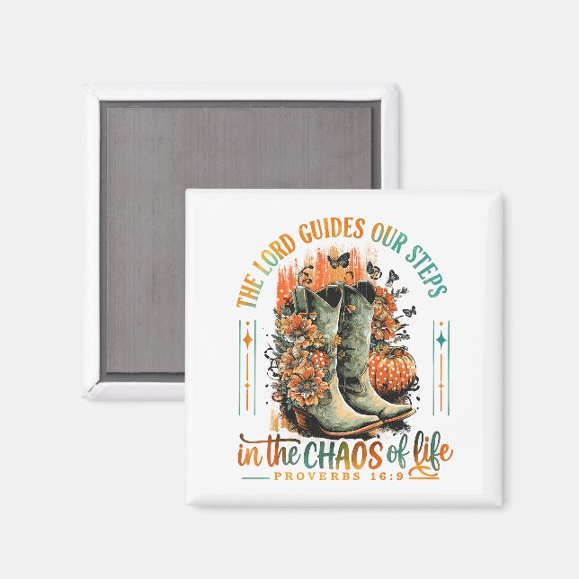 Proverbs 16:9 magnet (Front/Back)