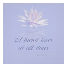 Proverbs 17:17 | Bibelcitat | Lavender Blommigt