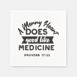 Proverbs 17:22 "A Merry Heart", inspirationell ver Pappersservett