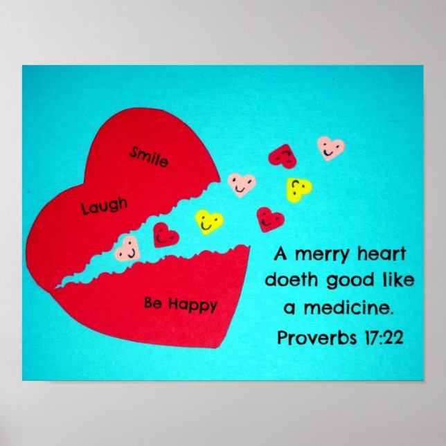 Proverbs 17:22 poster (Framsidan)
