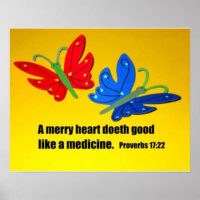 Proverbs 17:22 poster (Framsidan)