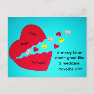 Proverbs 17:22 vykort
