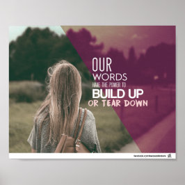 Proverbs 18:21 - tunga makt poster