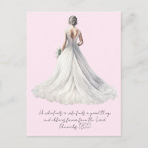 Proverbs 18:22 Wedding Greeting Card