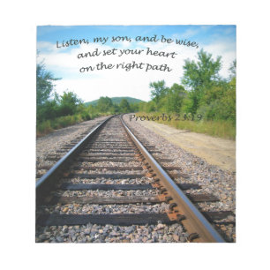 Proverbs 23:19 anteckningsblock