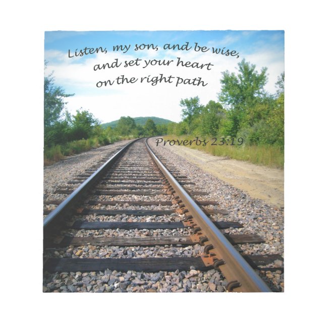Proverbs 23:19 anteckningsblock (Framsida)