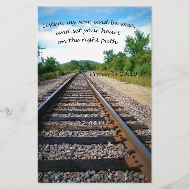 Proverbs 23:19 brevpapper (Framsida)