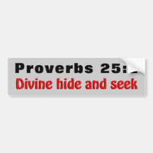 Proverbs 25:2 Gömmer och söker gudomligt