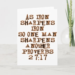 Proverbs 27:17 kort