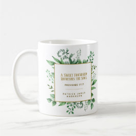 Proverbs 27:9 A Sweet Vänskap Anpassningsbar Gift Kaffemugg