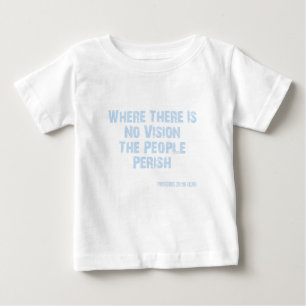 Proverbs 29:18 Bible Verse KJV Quote T Shirt