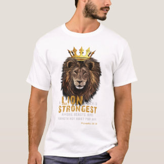 Proverbs 30:30 KJV Bible Scripture Quote Unisex T Shirt