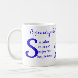 Proverbs 31:10 Woman Far över Rubies Esp Kaffemugg