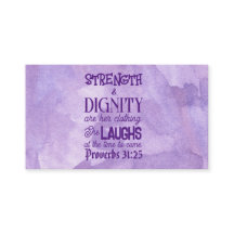 Proverbs 31:25-26 Telefonkort, Pass on Note,