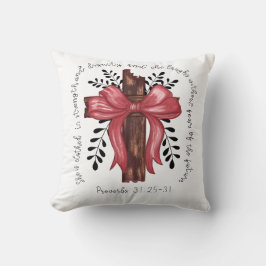 Proverbs 31: 25-31 kudde