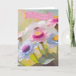 Proverbs 31:25,Bibelcitattecken Mor, Daisy Helgkort