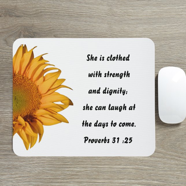 Proverbs 31:25 Bible Verse Halva SolrossolrosAnpas Musmatta (Skapare uppladdad)