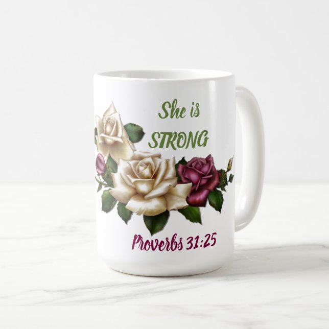 Proverbs 31:25 - Classic Mugg (Framsida höger)