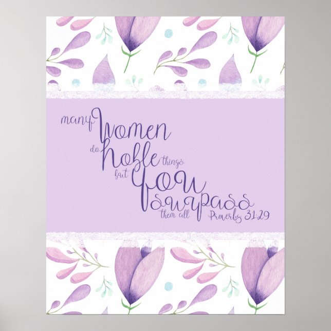 Proverbs 31:29 Poster (Framsidan)