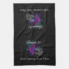 Proverbs 31 bibelkristenkvinnor kökshandduk