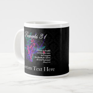 Proverbs 31 Bibeln Christian Women's Jumbo Mugg