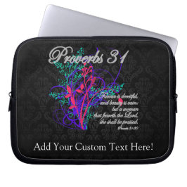 Proverbs 31 Bibeln Christian Women's Laptop Fodral