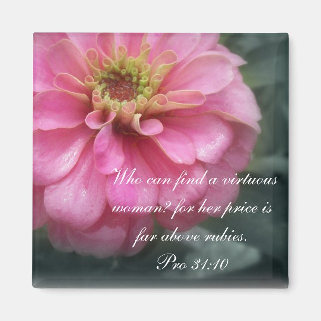 Proverbs 31 Collection ~ Pro 31:10 Magnet (Framsidan)