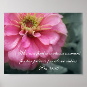 Proverbs 31 Collection~ Pro 31:10 Poster