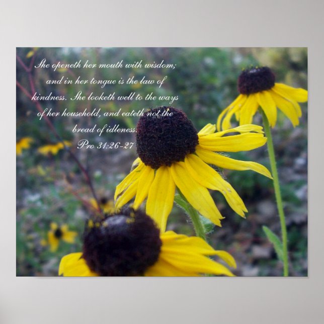 Proverbs 31 Collection~ Pro 31:26-27 Poster (Framsidan)
