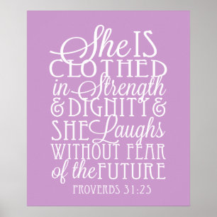 Proverbs 31 gåvor - som bekläs i styrka & poster