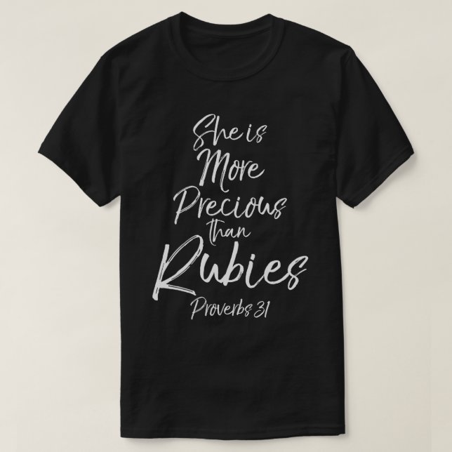 Proverbs 31 hon är mer elak än Rubies Mamma T Shirt (Design framsida)