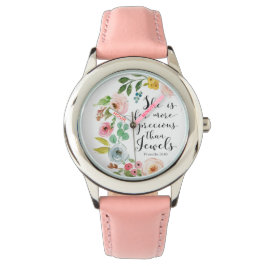 Proverbs 31 hon är mycket mer försiktig armbandsur