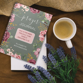Proverbs 31 Klok blommande bönebok anteckningsbok
