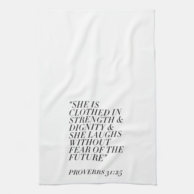 Proverbs 31 kökshandduk (Vertikal)