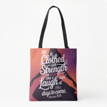 Proverbs 31 Kristian tote bag