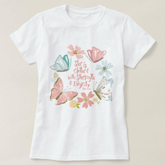 Proverbs 31 | Modern Christian Aesthetic T-Shirt (Design framsida)