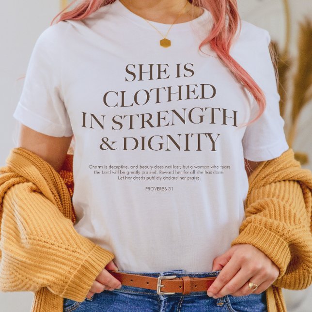 Proverbs 31 | Modern kristen estetisk T Shirt (Skapare uppladdad)
