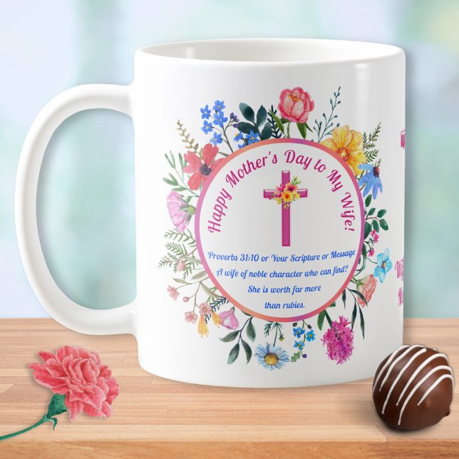 Proverbs 31 Mugg, Mors dag, ANY TILLFÄLLE, Kaffemugg (Proverbs 31:10 gift for Mother's Day. Christian Mother's Day Gift for Wife. Proverbs 31.)