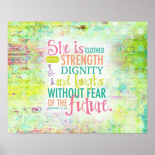 Proverbs 31 Poster av kvinnor (Framsidan)