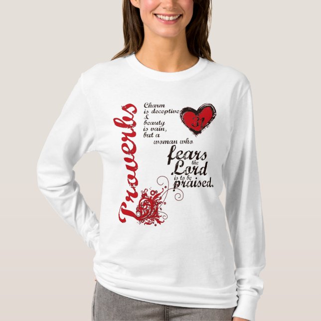 Proverbs 31 t shirt (Framsida)