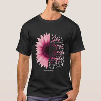 Proverbs 31 Verse Christian Breast Cancer Awarenes T Shirt