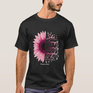 Proverbs 31 Verse Christian Breast Cancer Awarenes T Shirt