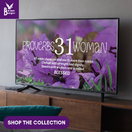 PROVERBS 31 WOMAN Christian Ram Art för TV Poster