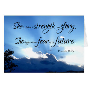 Proverbs 31 Woman Gift Hälsningskort