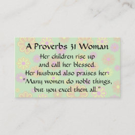 Proverbs 31 Woman Mamma Telefonkort Groovy mod