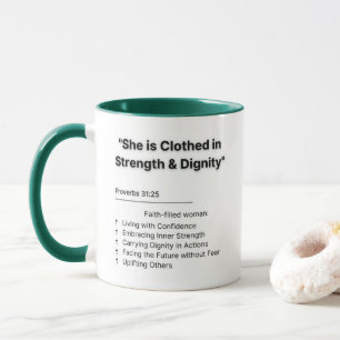 "Proverbs 31 Woman: Sip with Purpose and Grace" Mugg