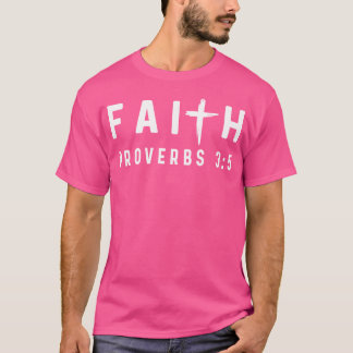 Proverbs 35 3 5 Faith Jesus Religiösa Christia T Shirt
