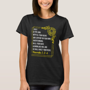 Proverbs 35 6 Bible Verse Religiösa Christian Mana T Shirt